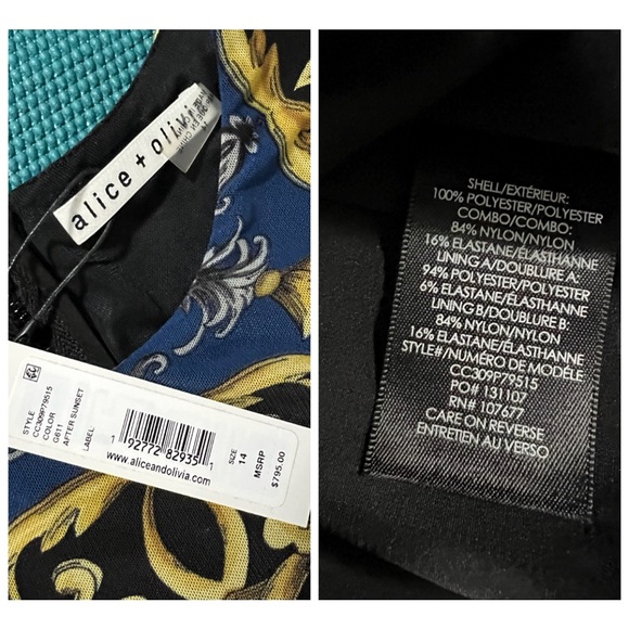 Alice + Olivia Ivey Multicolored Pleated Skirt Maxi Dress - Picture 12 of 15